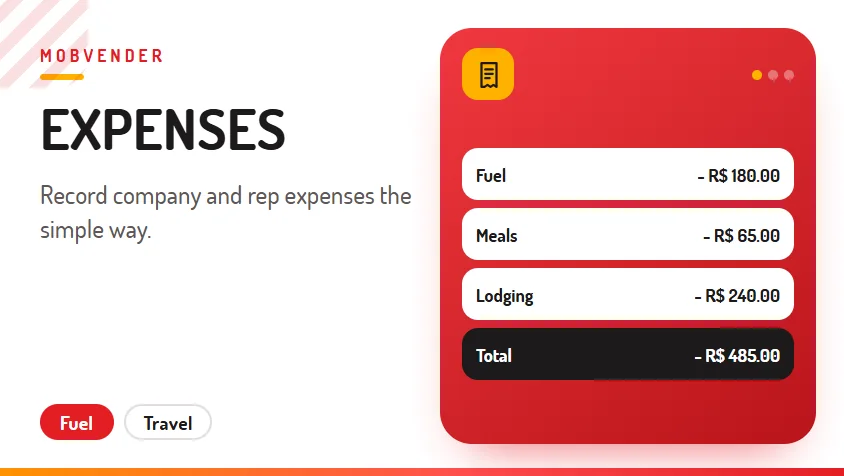 MOBVENDER – feature: Expenses