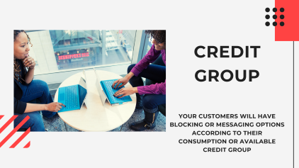 MOBVENDER application for sales with credit group