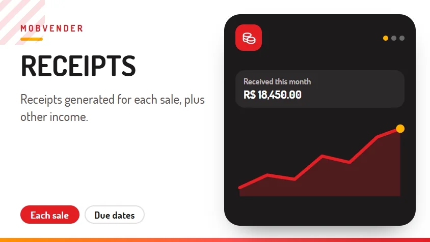 MOBVENDER – feature: Receipts