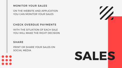MOBVENDER application for direct or consigned sales