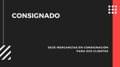 Solicitud de venta en consignación o venta en consigna de MOBVENDER