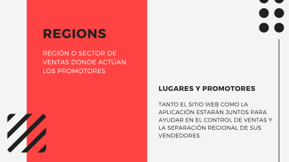 Aplicación MOBVENDER para plazas comerciales y representantes
