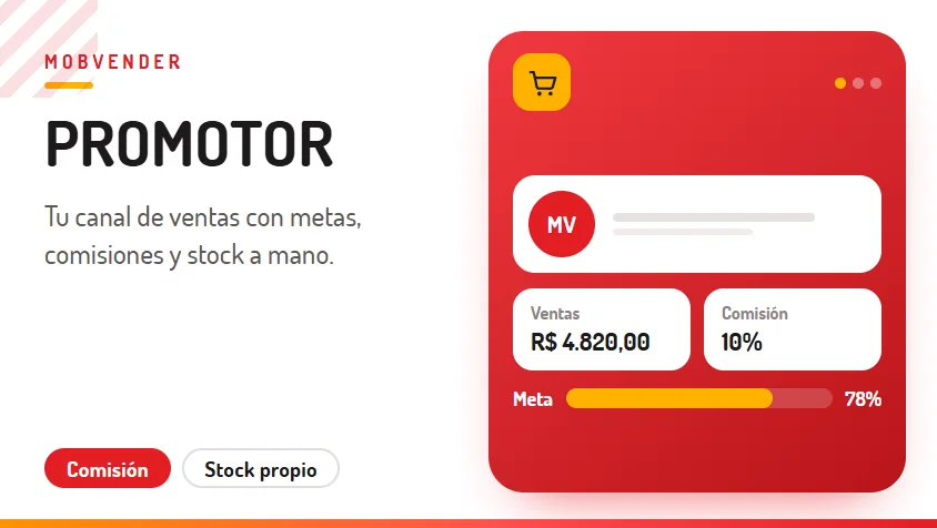 MOBVENDER – función: Promotor