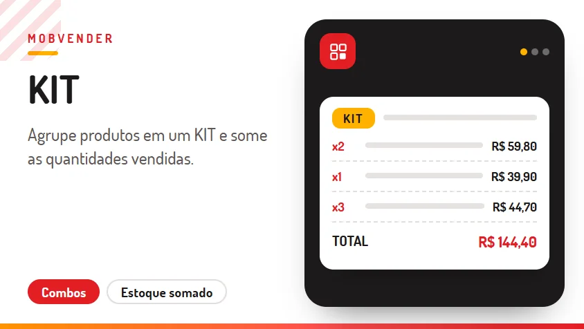 MOBVENDER – funcionalidade: Kit