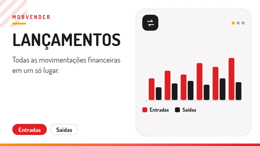 MOBVENDER – funcionalidade: Lançamentos