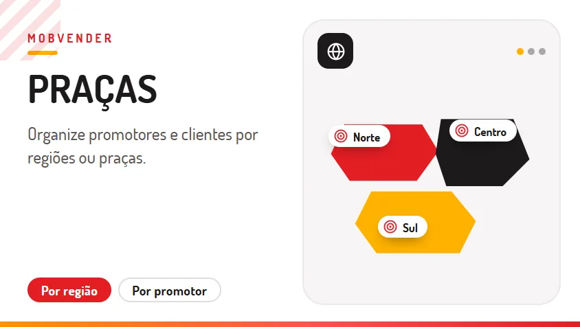 MOBVENDER – funcionalidade: Praças